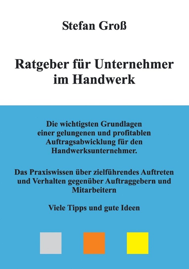 Ratgeber fur Unternehmer im Handwerk 1