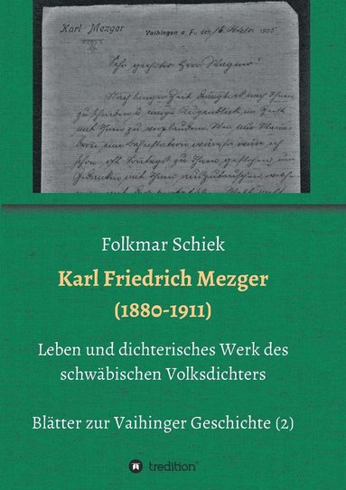 bokomslag Karl Friedrich Mezger (1880-1911)