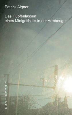 Hüpfenlassen eines Minigolfballs in der Armbeuge