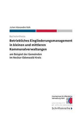 bokomslag Betriebliches Eingliederungsmanagement in kleinen und mittleren Kommunalverwaltungen