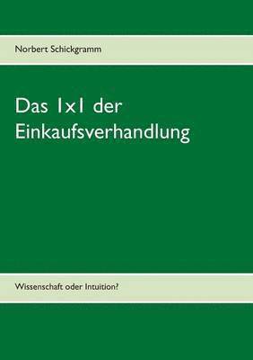 bokomslag 1x1 der Einkaufsverhandlung