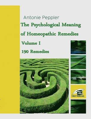 bokomslag Psychological Meaning of Homeopathic Remedies