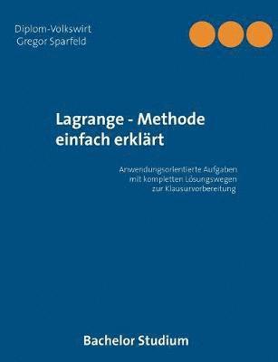 bokomslag Lagrange - Methode einfach erklärt