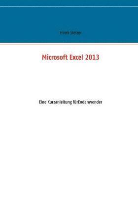 bokomslag Microsoft Excel 2013