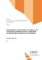 Sascha Schürmann, Britta Wißmann - Experimentelle Untersuchungen zum Einfluss von Trockenestrichelementen auf die Tragfähigkeit der Oriented Strand Boards unter Einzellasten, Häftad