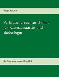 bokomslag Verbraucherrechterichtlinie fr Raumausstatter und Bodenleger