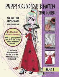 bokomslag Puppenkleider ohne Nähen für Monster Dolls - Band 1, Doll fashion without sewing for monster dolls - Vol. 1