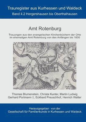 Thomas Blumenstein, Eckhard Preuschhof, Christa Kunter, Gfkw Gesellschaft für Familienkunde in Kurhessen und Waldeck e. V. - Amt Rotenburg, Häftad