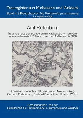 Thomas Blumenstein, Eckhard Preuschhof, Christa Kunter, Gfkw Gesellschaft für Familienkunde in Kurhessen und Waldeck e. V. - Amt Rotenburg, Häftad