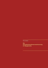 bokomslag Generalunternehmerverantwortung im Baugewerbe