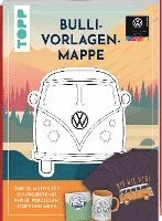 bokomslag VW Vorlagenmappe 'Bulli'. Die offizielle kreative Vorlagensammlung mit dem kultigen VW-Bus
