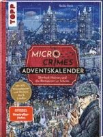 bokomslag Micro Crimes Adventskalender - Sherlock Holmes und die Blutspuren im Schnee. Mit XXL-Wimmelposter und Stickern durch London