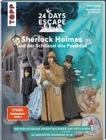 bokomslag 24 DAYS ESCAPE 3D Pop-Up-Adventskalender- Sherlock Holmes und der Schlüssel des Poseidon