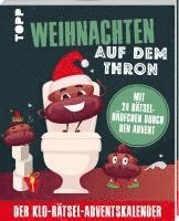 bokomslag Weihnachten auf dem Thron: Der Klo-Rätsel-Adventskalender. Mit 24 Rätselhäufchen durch den Advent