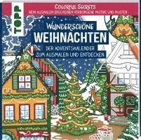 bokomslag Colorful Secrets - Wunderschöne Weihnachten (Ausmalen auf Zauberpapier)