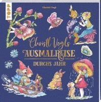 bokomslag Christl Vogls Ausmalreise - Durchs Jahr