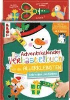 bokomslag Das Adventskalender-Verbastelbuch für die Allerkleinsten. Schneiden und Kleben. Schneemann. Mit Schere