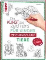 bokomslag Die Kunst des Zeichnens für Kinder Zeichenschule - Tiere