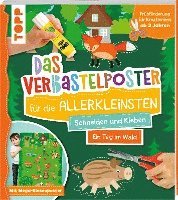 bokomslag Das Verbastelposter-Buch für die Allerkleinsten. Schneiden und Kleben. Ein Tag im Wald. Mit Mega-Riesenposter