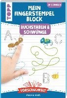 Vorschulwelt - Mein Fingerstempelblock Buchstaben und Schwünge 1