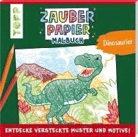 bokomslag Zauberpapier Malbuch Dinosaurier