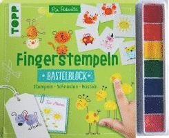 bokomslag Fingerstempeln. Bastelblock mit Stempelfarbe