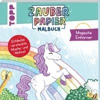 bokomslag Zauberpapier Malbuch Magische Einhörner