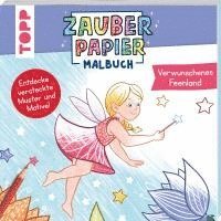 bokomslag Zauberpapier Malbuch Verwunschenes Feenland