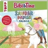 bokomslag Zauberpapier Malbuch Bibi & Tina