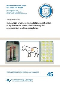 bokomslag Comparison of various methods for quantification of equine insulin under clinical settings for assessment of insulin dysregulation