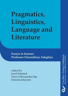 Pragmatics, Linguistics, Language and Literature 1
