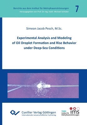 Simeon Jacob Pesch, Michael Schlüter - Experimental Analysis and Modeling of Oil Droplet Formation and Rise Behavior under Deep-Sea Conditions, Häftad