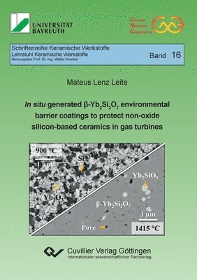 bokomslag In situ generated ß-Yb?Si?O? environmental barrier coatings to protect non-oxide silicon-based ceramics in gas turbines