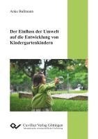 bokomslag Der Einfluss der Umwelt auf die Entwicklung von Kindergartenkindern