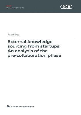 Franz Simon - External knowledge sourcing from startups, Häftad