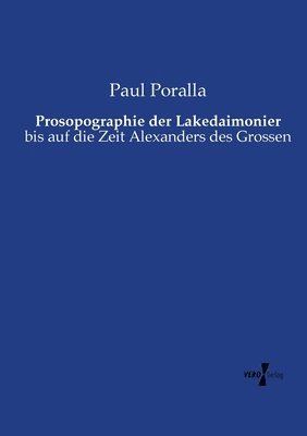 Prosopographie der Lakedaimonier 1