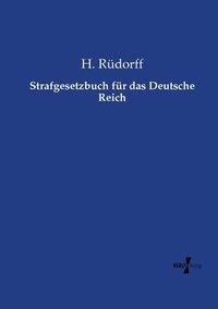 bokomslag Strafgesetzbuch für das Deutsche Reich