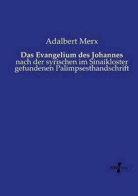 bokomslag Das Evangelium des Johannes