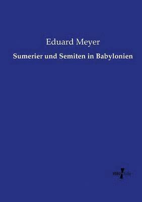 bokomslag Sumerier und Semiten in Babylonien