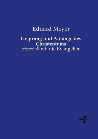 Eduard Meyer - Ursprung und Anfänge des Christentums, Häftad
