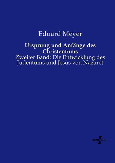 bokomslag Ursprung und Anfange des Christentums