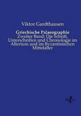 bokomslag Griechische Palaeographie