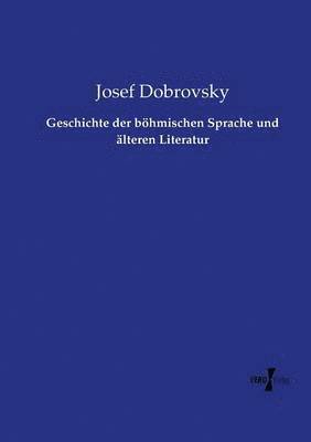 bokomslag Geschichte der böhmischen Sprache und älteren Literatur