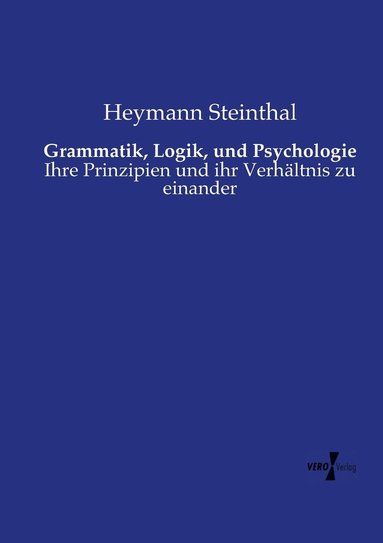 bokomslag Grammatik, Logik, und Psychologie