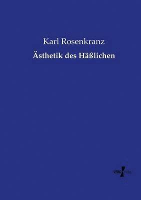 bokomslag Ästhetik des Häßlichen