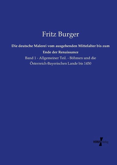 bokomslag deutsche Malerei vom ausgehenden Mittelalter bis zum Ende der Renaissance