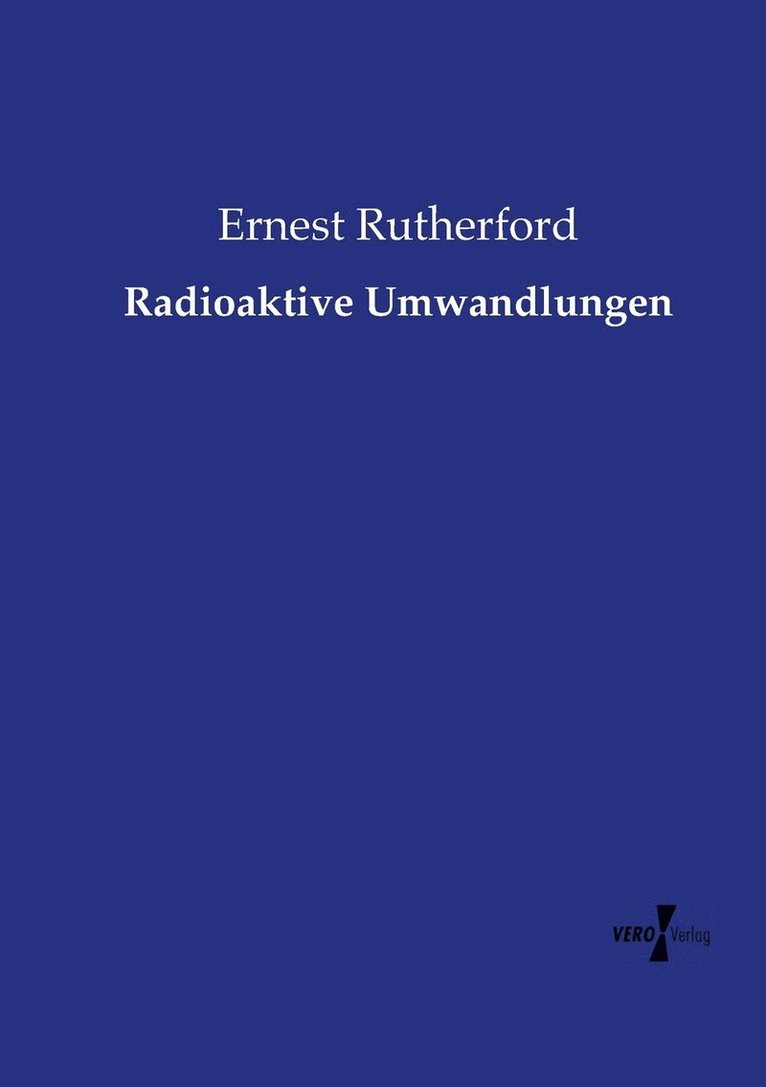 Radioaktive Umwandlungen