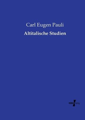 bokomslag Altitalische Studien