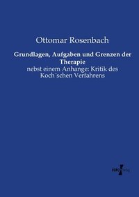 bokomslag Grundlagen, Aufgaben und Grenzen der Therapie