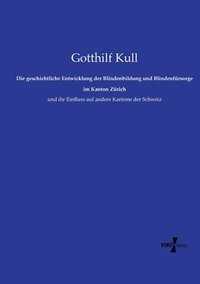 bokomslag geschichtliche Entwicklung der Blindenbildung und Blindenfürsorge im Kanton Zürich